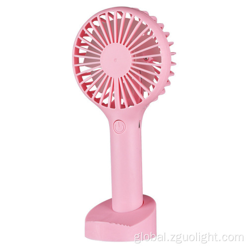 China Rechargeable USB Handheld Fan With Phone Holder Manufactory